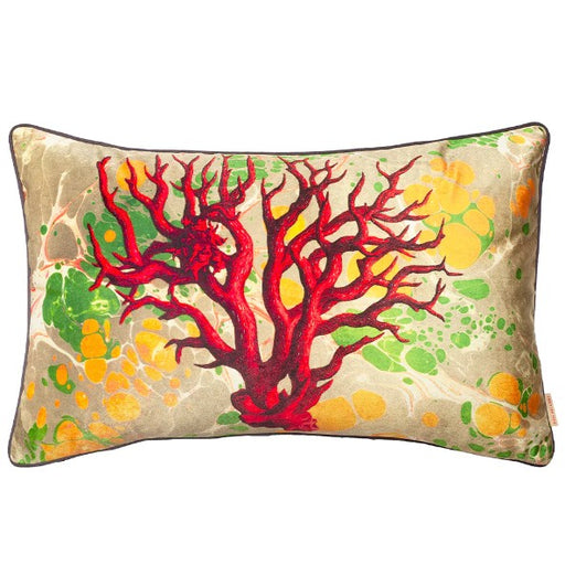 Marbled Coral Cushion
