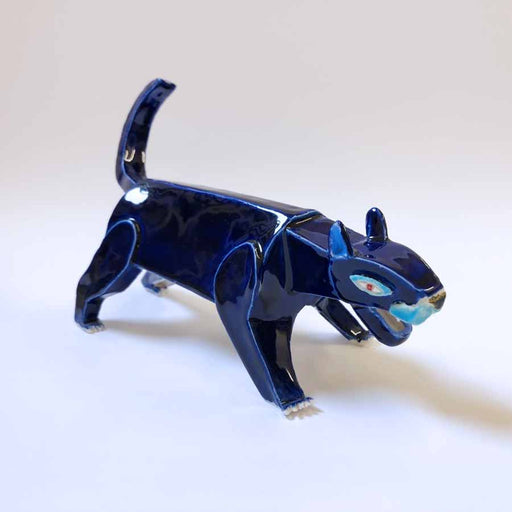 Buy 'Panther', an original handmade ceramic by Tristan Lathey at The Biscuit Factory.