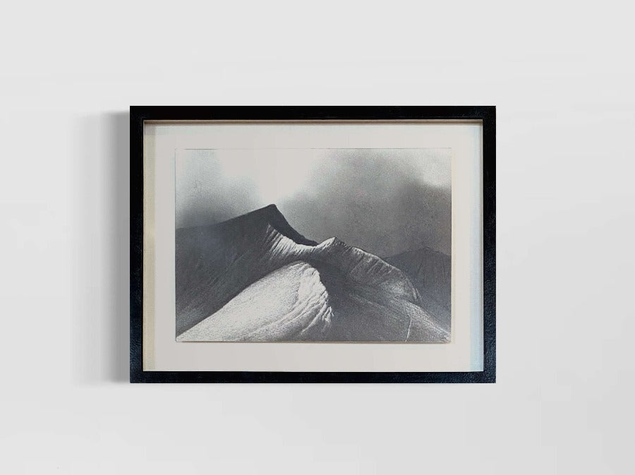 Blencathra Northern Fell, Cumbria by Chris Knox | Contemporary Drawing for sale at the Biscuit Factory Newcastle 