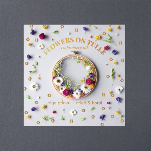 Dried Flower Embroidery Kit No.2 by Olga Prinku | Gifts and homewares for sale at The Biscuit Factory Newcastle 